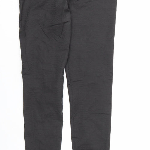 H&M Womens Grey Animal Print Denim Skinny Jeans Size 10 L30 in