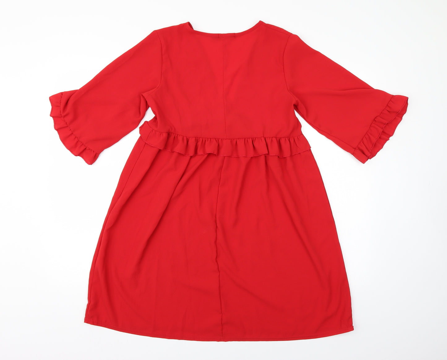 I SAW IT FIRST Womens Red  Chiffon A-Line  Size 10
