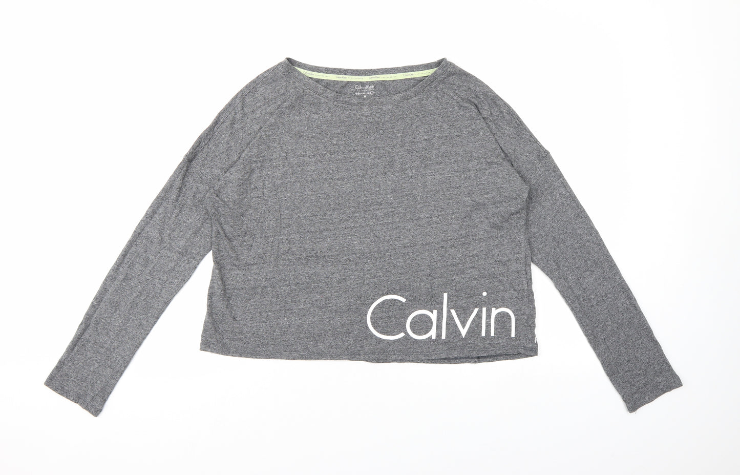 Calvin Klein Womens Grey   Basic T-Shirt Size M