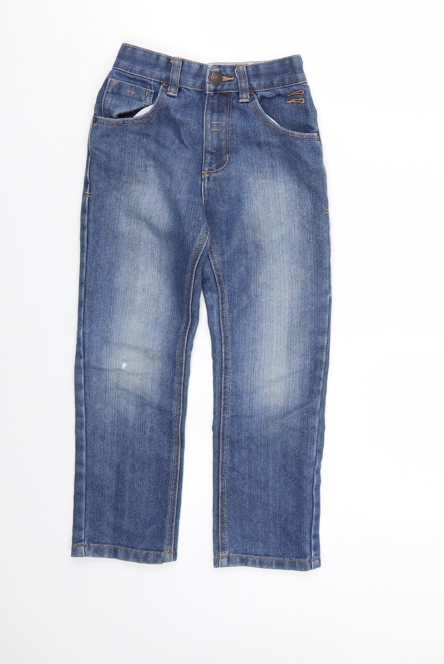 George Boys Blue  Denim Straight Jeans Size 7-8 Years