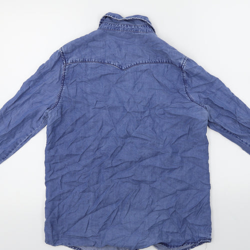 FOREVER 21  Womens Blue   Basic Button-Up Size M