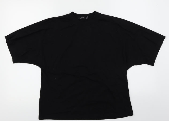 Boohoo Womens Blue Basic T-Shirt Size 12