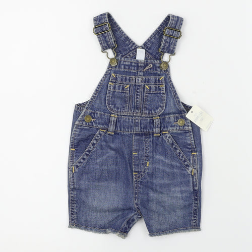 baby gap  Girls Blue   Dungaree One-Piece Size 9-12 Months