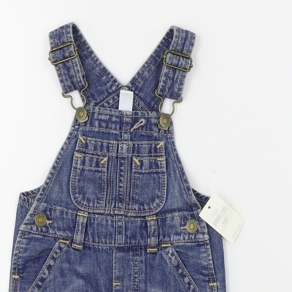 baby gap  Girls Blue   Dungaree One-Piece Size 9-12 Months