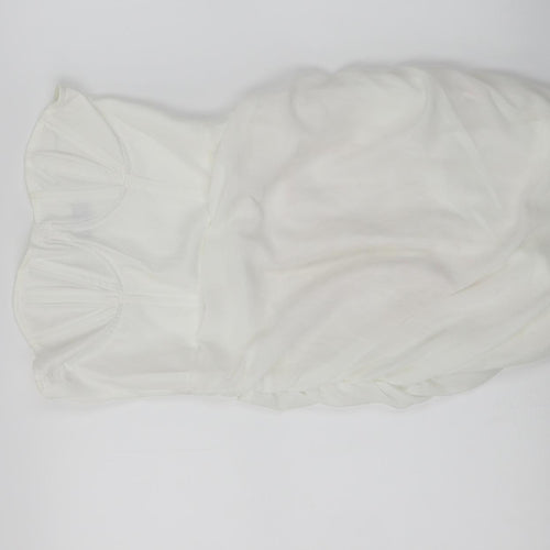PRETTYLITTLETHING Womens White   Bodycon  Size 8