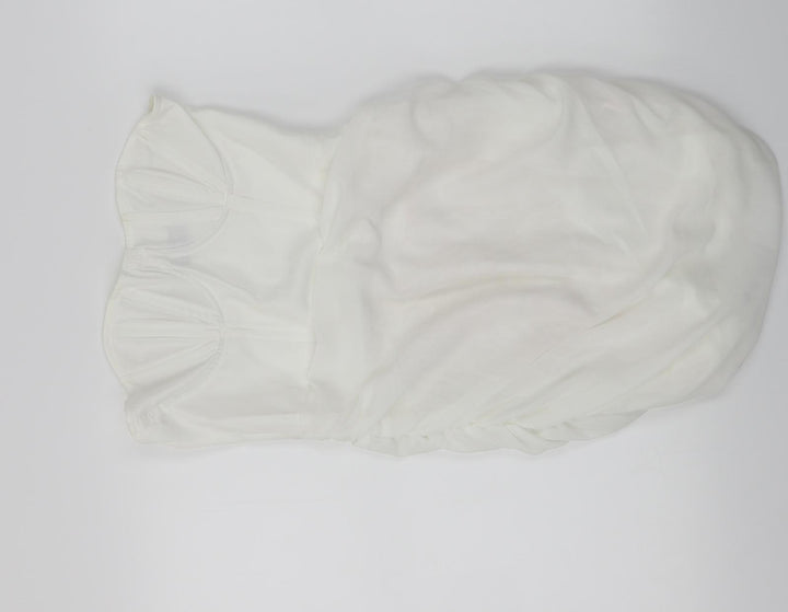 PRETTYLITTLETHING Womens White Bodycon Size 8
