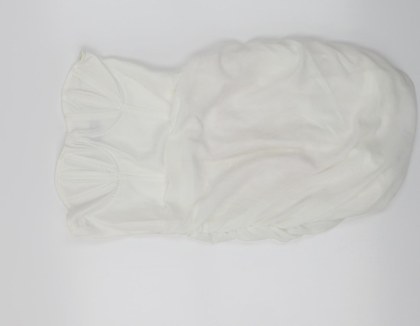 PRETTYLITTLETHING Womens White   Bodycon  Size 8
