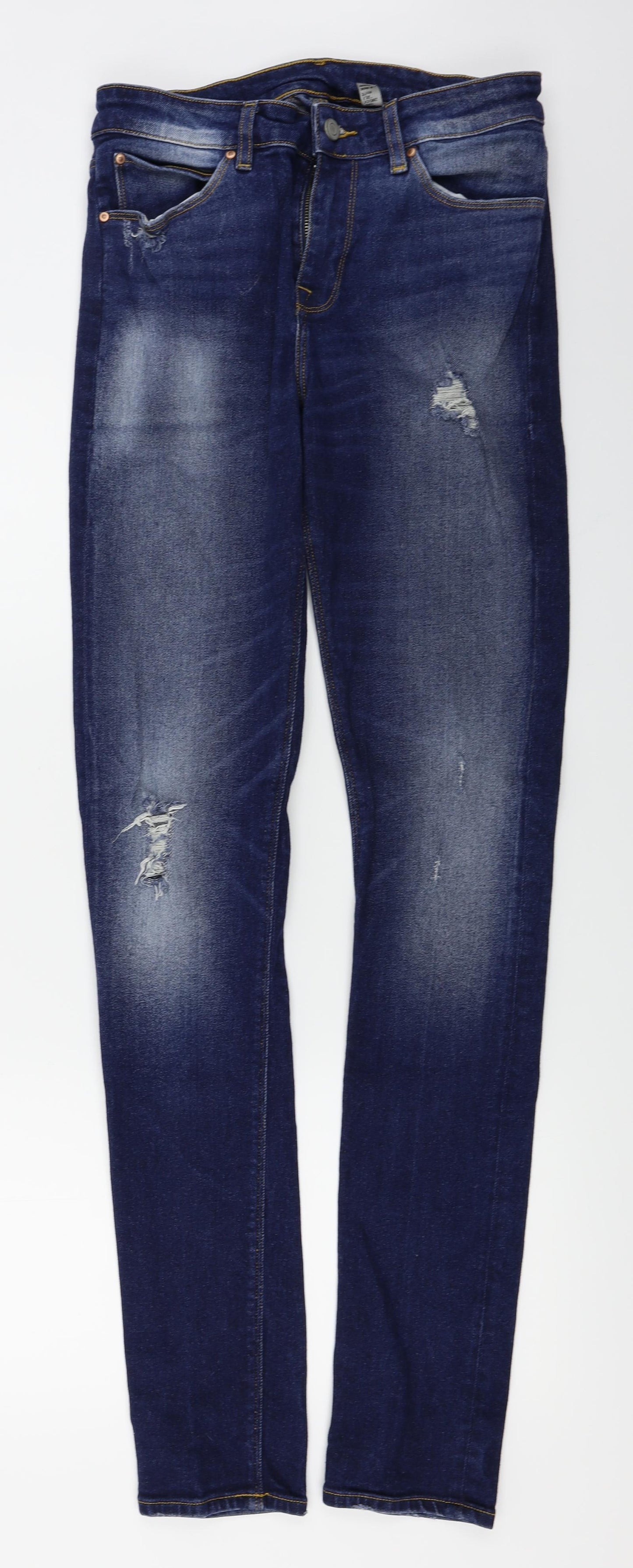 Preworn  Mens Blue   Straight Jeans Size 30 in L36 in