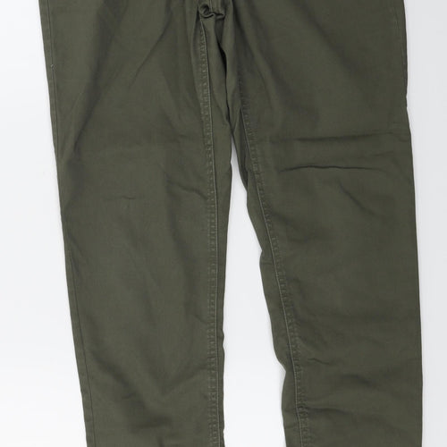 H&M  Womens Green   Trousers  Size 34 in L28 in
