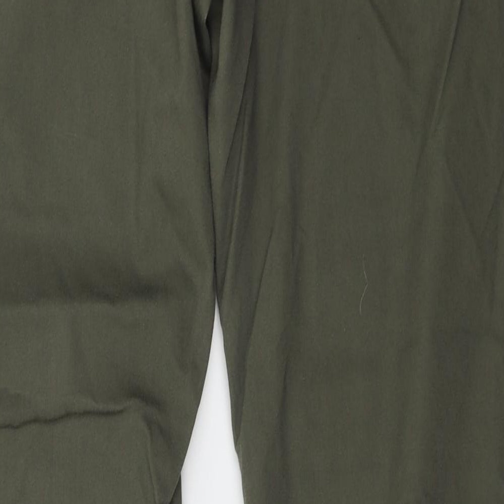 H&M  Womens Green   Trousers  Size 34 in L28 in