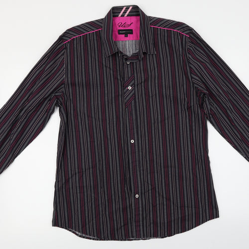 urbanspirit collection Mens Purple Striped   Button-Up Size L