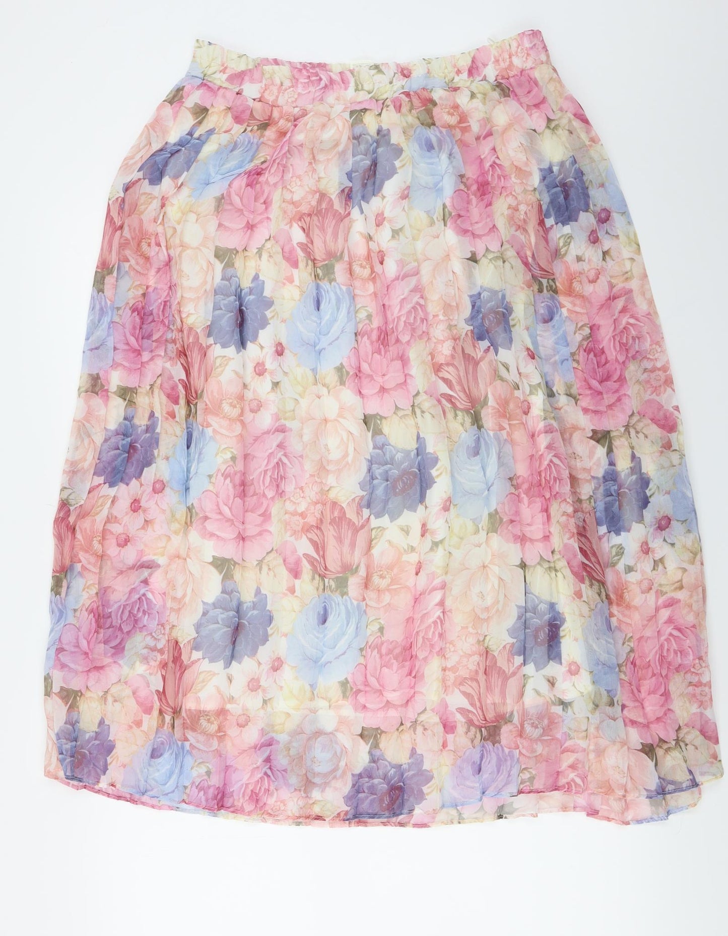 Choices  Womens Pink Floral  A-Line Skirt Size 10