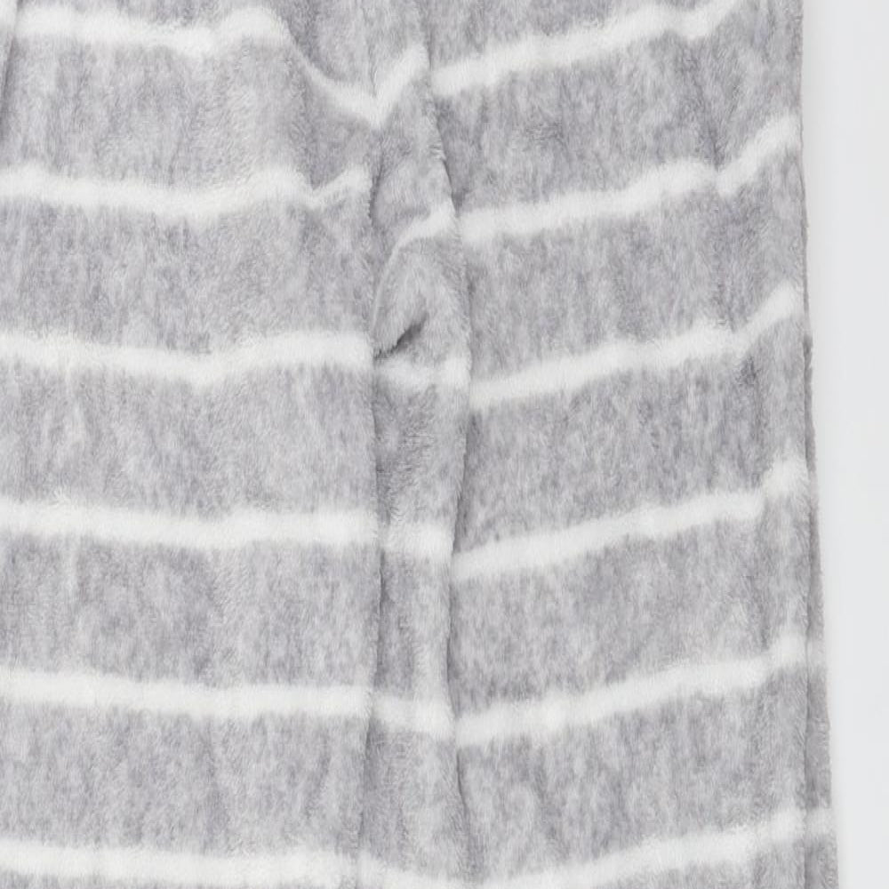 F&F  Womens Grey Striped  Jogger Trousers Size 8 L28 in