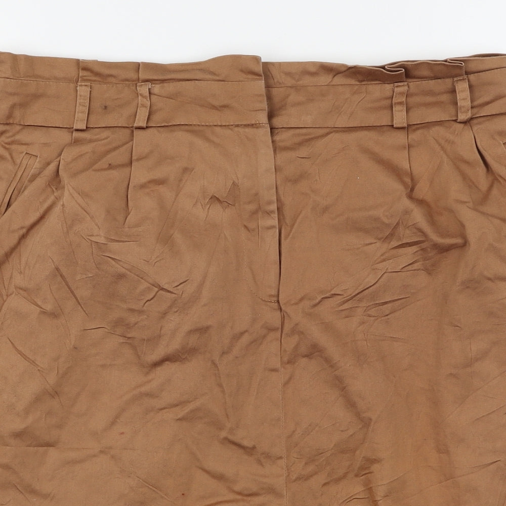 Dorothy Perkins  Womens Brown   A-Line Skirt Size 14