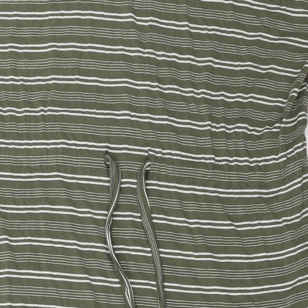 Primark  Womens Green Striped  Jumper Dress  Size 16