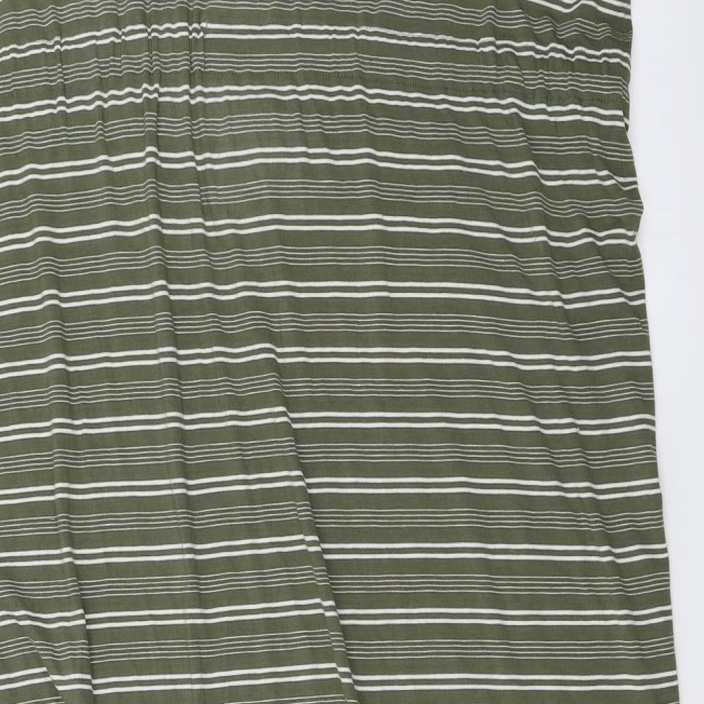 Primark  Womens Green Striped  Jumper Dress  Size 16