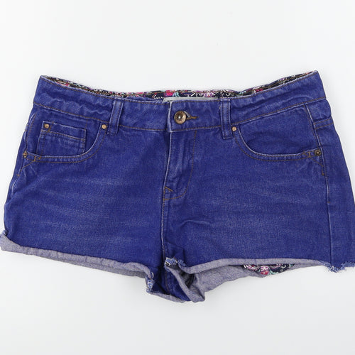 denim co Womens Blue   Chino Shorts Size 8