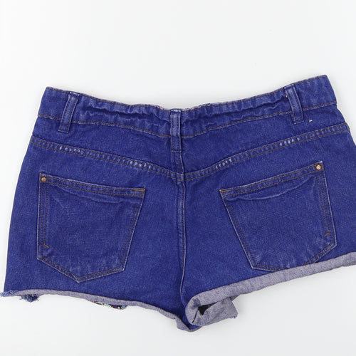 denim co Womens Blue   Chino Shorts Size 8