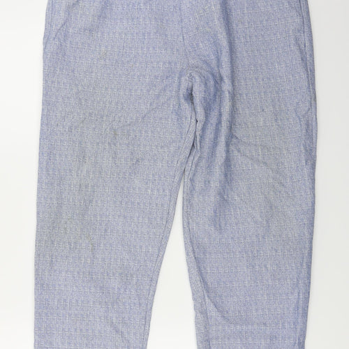Preworn  Womens Blue   Trousers  Size 16 L24 in