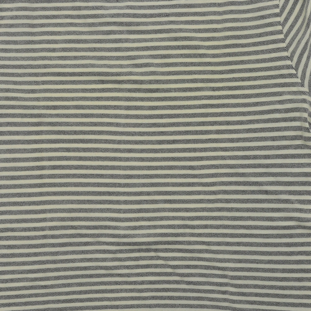 NEXT Mens Blue Striped   T-Shirt Size L