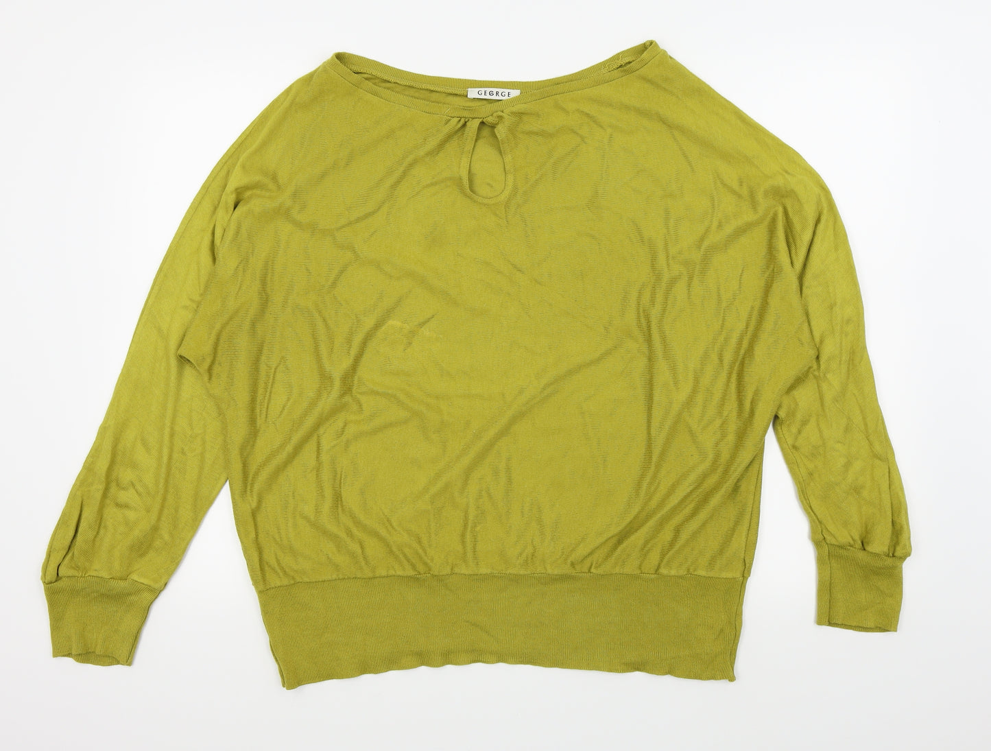 George Womens Green   Pullover Jumper Size 14