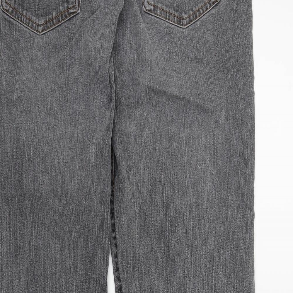 NEXT Womens Grey   Bootcut Jeans Size 16 L30 in