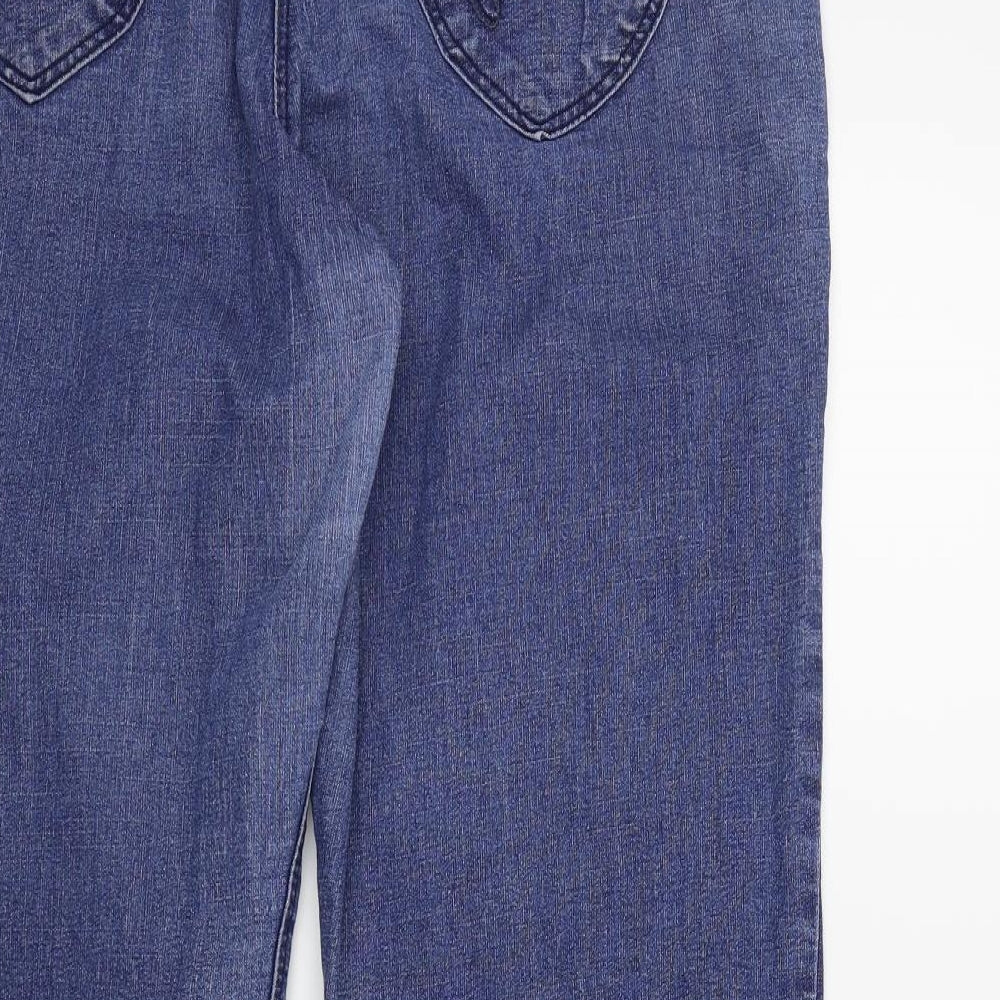 Preworn Womens Blue   Bootcut Jeans Size 16 L30 in