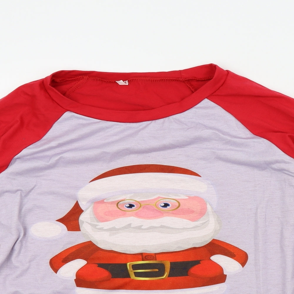 Preworn Boys Red   Basic T-Shirt Size L