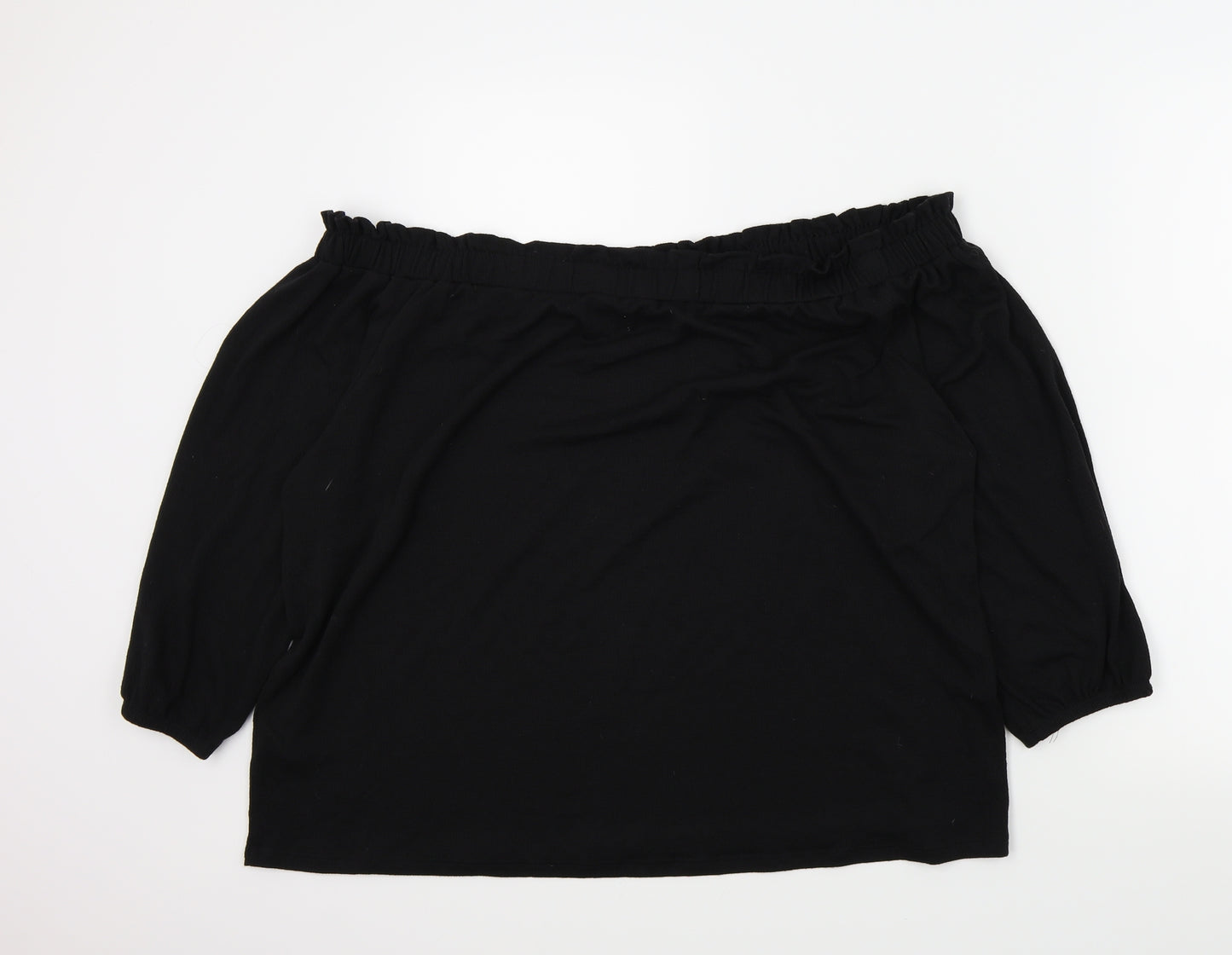 Papaya Womens Black   Basic Blouse Size 20