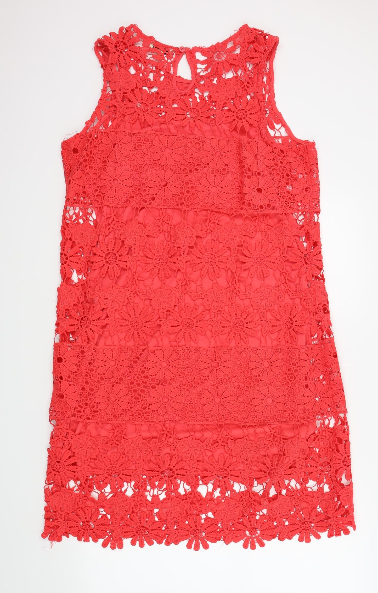 Papaya Womens Pink Fair Isle  A-Line  Size 16