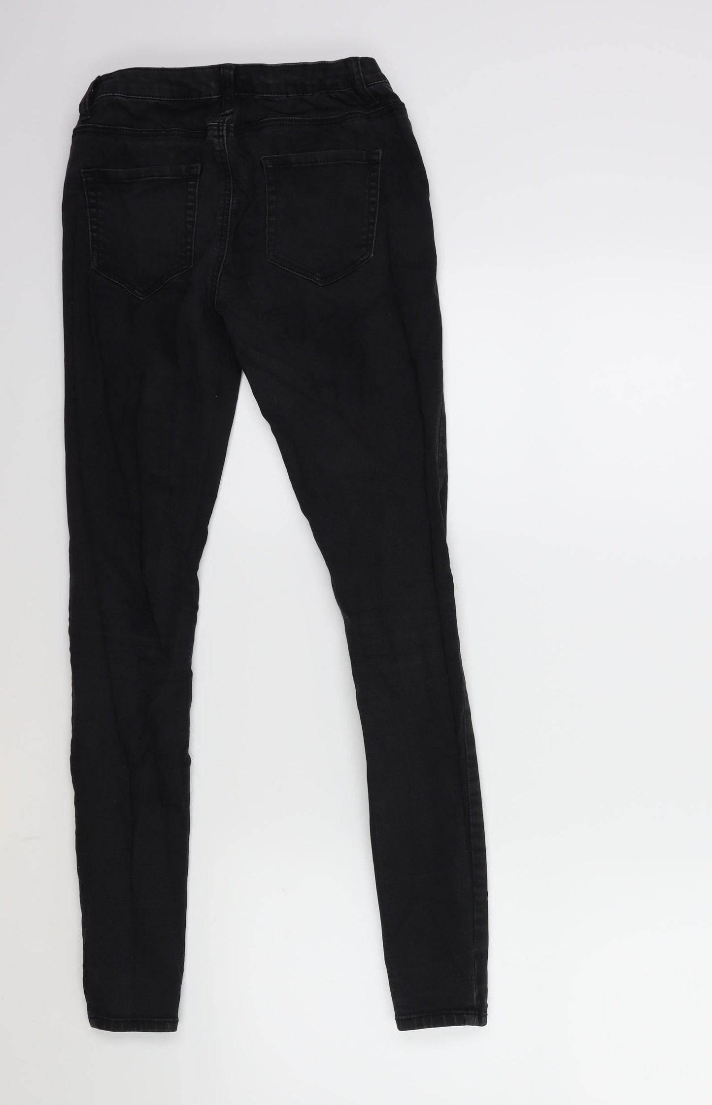 Denim & Co. Womens Black  Denim Skinny Jeans Size 6 L26 in