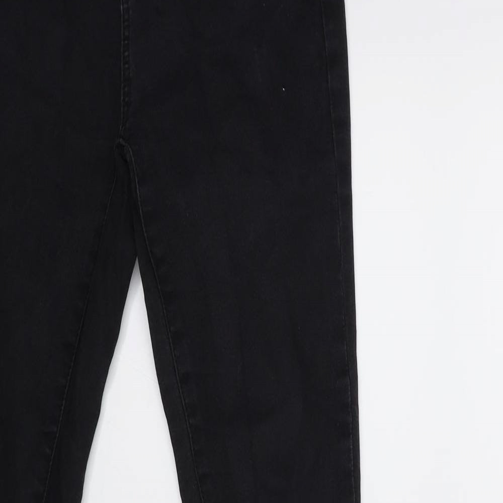 Denim & Co. Womens Black  Denim Skinny Jeans Size 6 L26 in