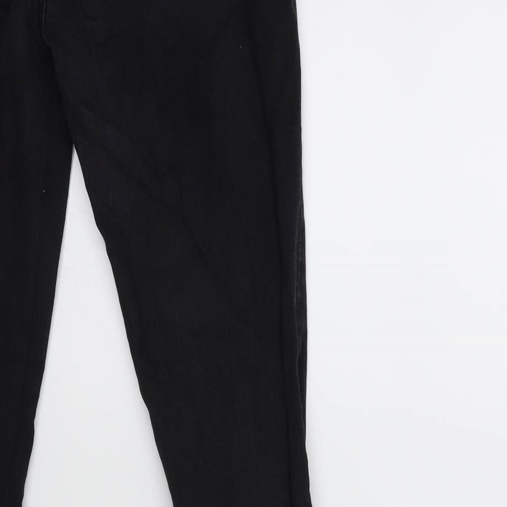 Denim & Co. Womens Black  Denim Skinny Jeans Size 6 L26 in