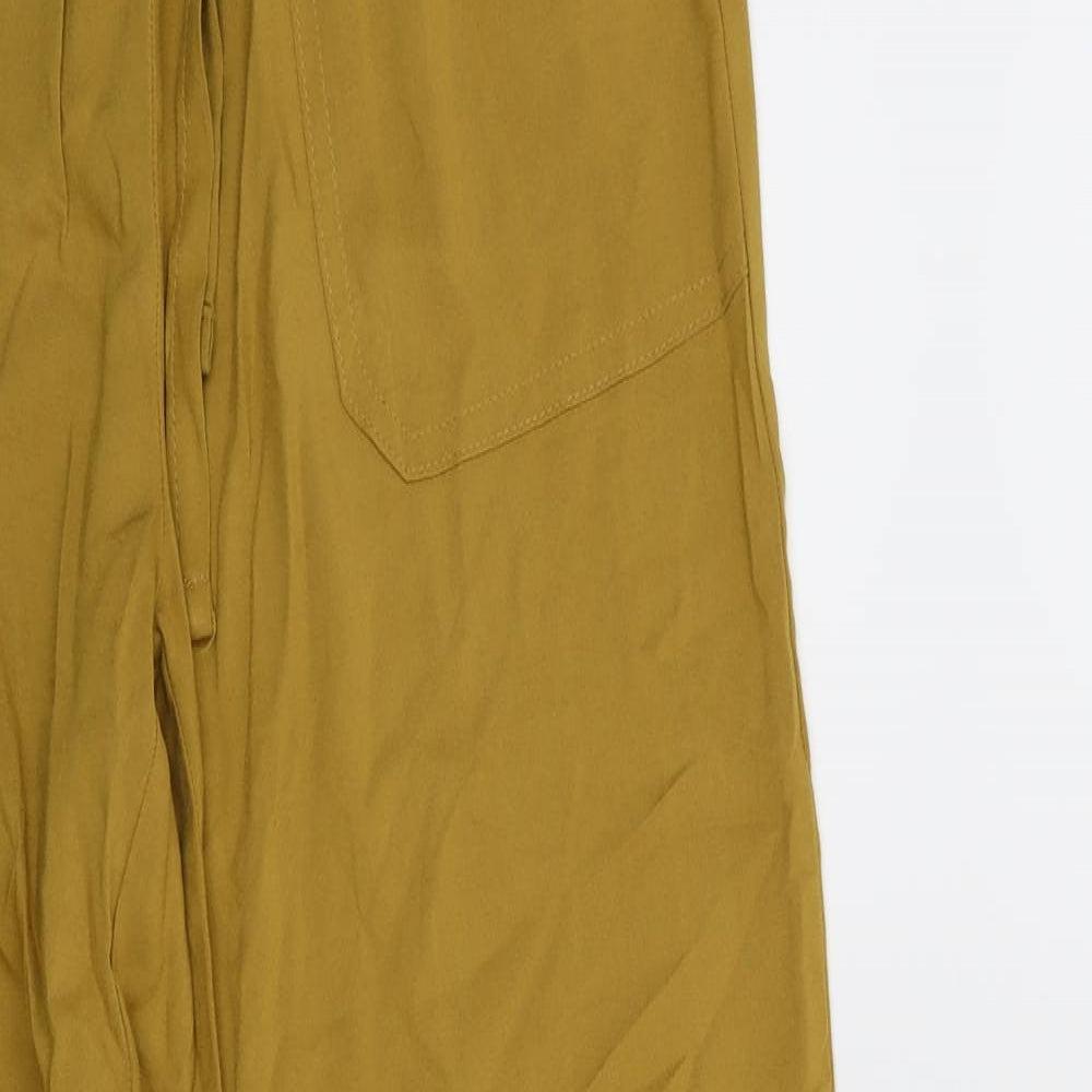 Primark Womens Yellow   Trousers  Size 8 L27 in
