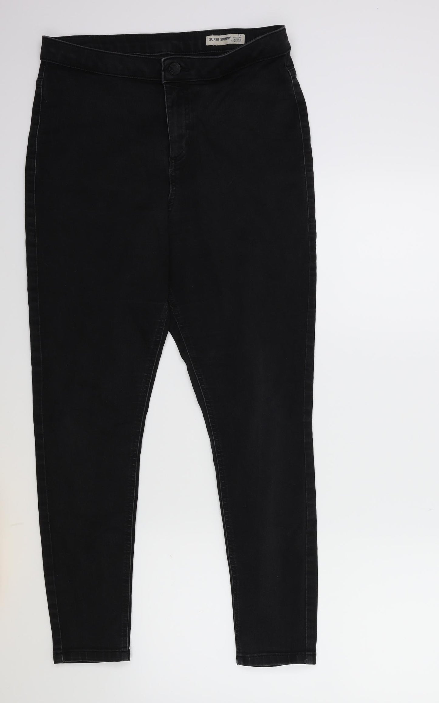 Marks and Spencer Womens Black  Denim Skinny Jeans Size 14 L26 in