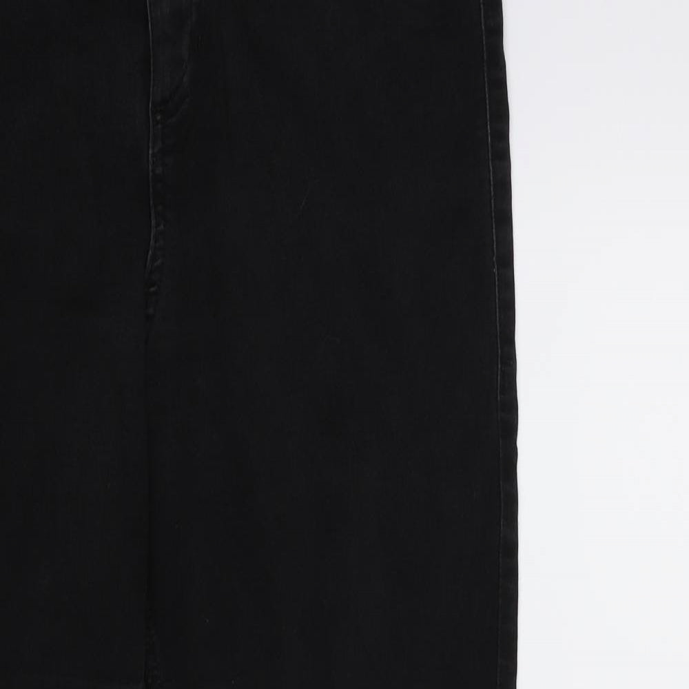 Marks and Spencer Womens Black  Denim Skinny Jeans Size 14 L26 in