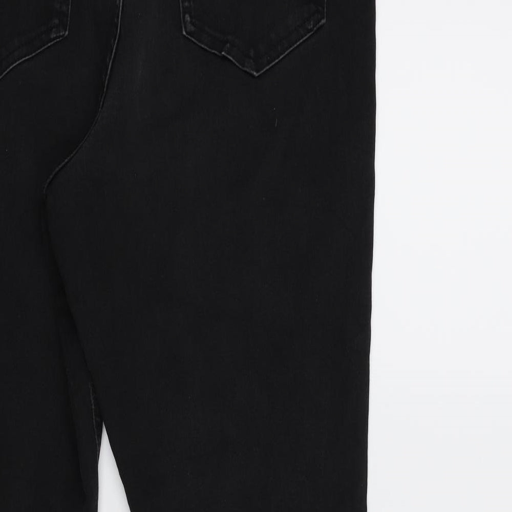 Marks and Spencer Womens Black  Denim Skinny Jeans Size 14 L26 in