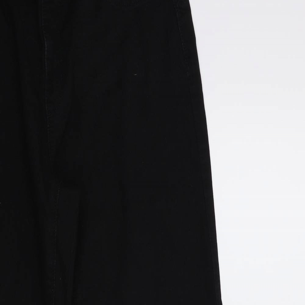 Denim & Co. Womens Black  Denim Skinny Jeans Size 14 L27 in