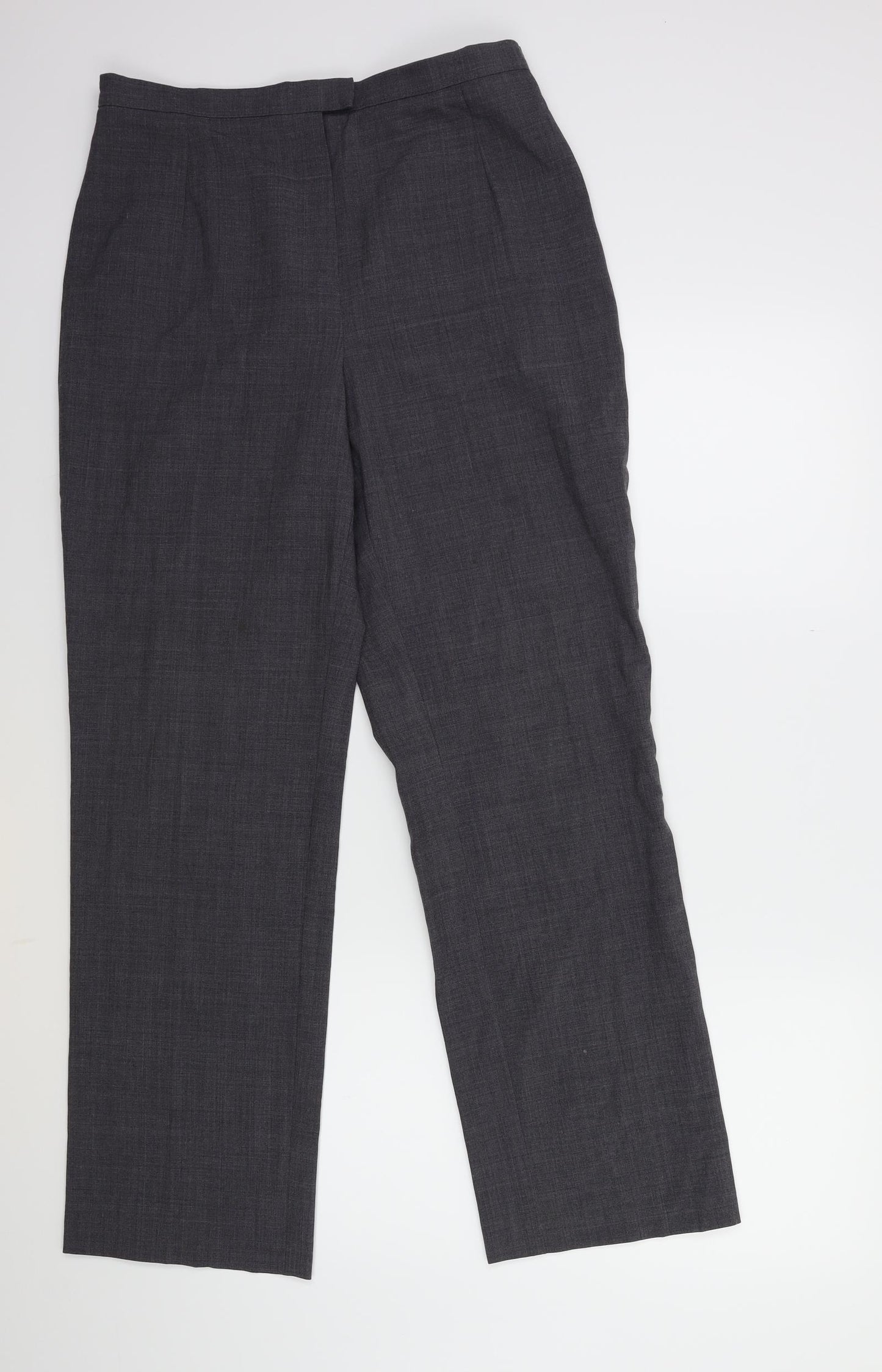 Marks and Spencer Womens Grey   Trousers  Size 14 L29 in