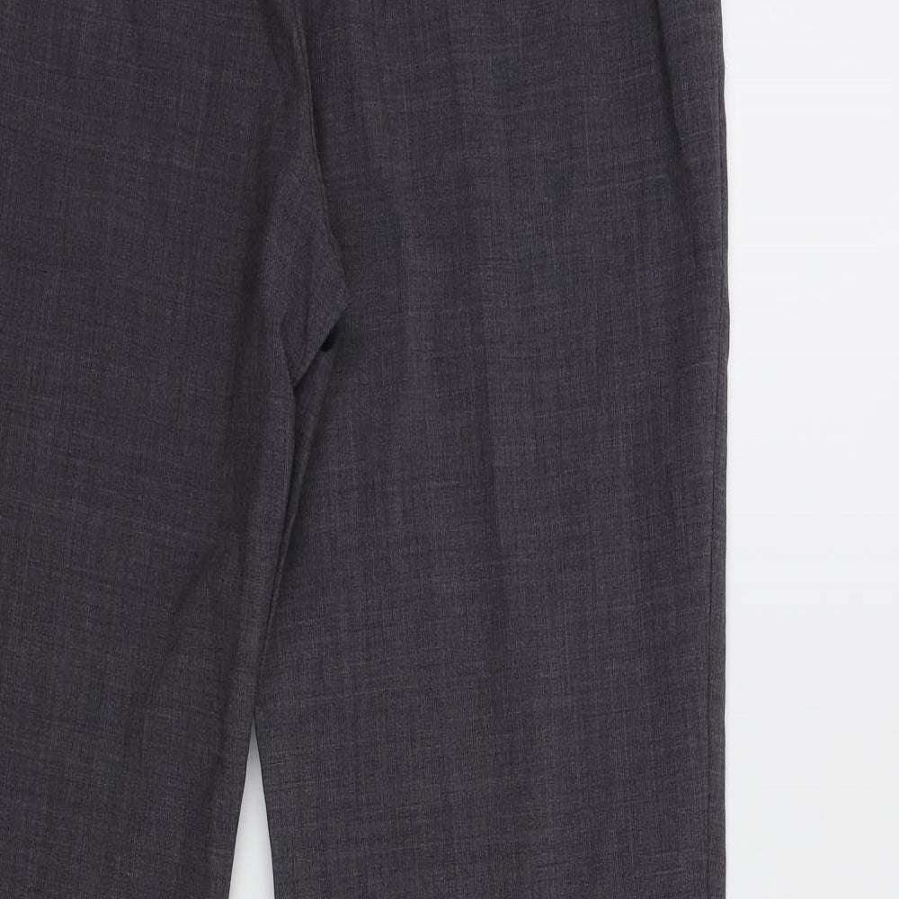 Marks and Spencer Womens Grey   Trousers  Size 14 L29 in