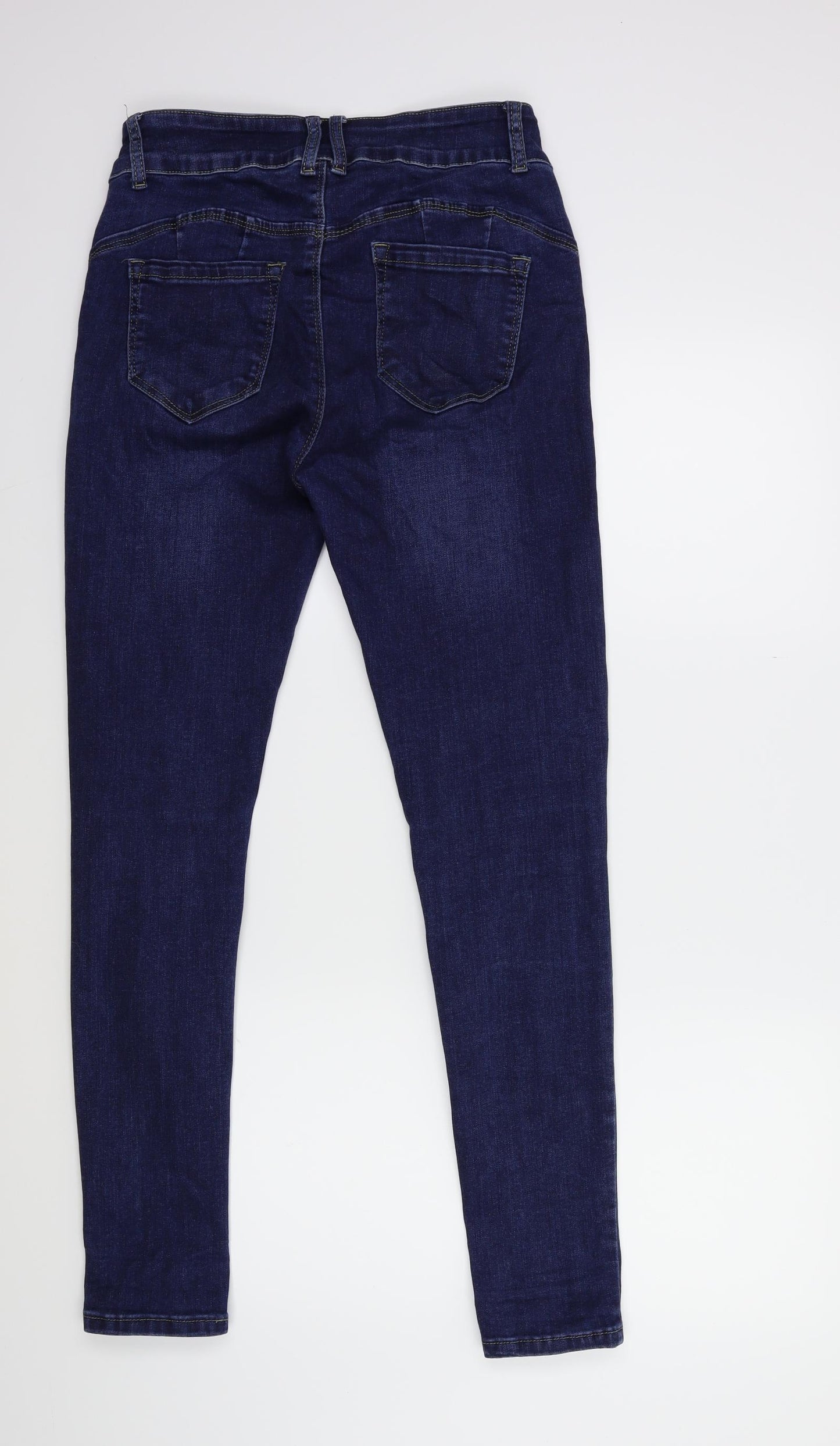 Zed Jeans Womens Black  Denim Skinny Jeans Size 12 L29 in