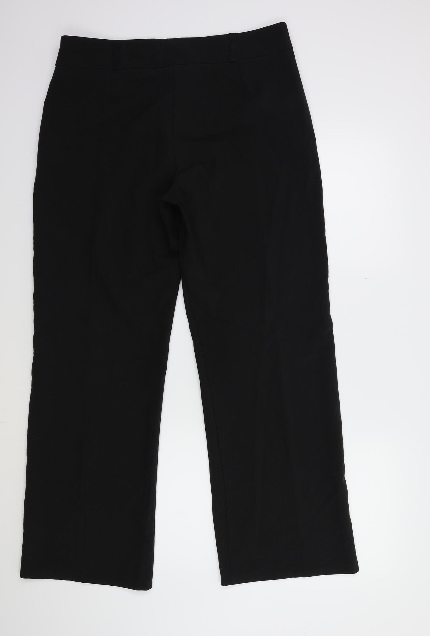 Simon Jefferey Womens Black   Trousers  Size 14 L29 in