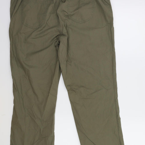 Marks and Spencer Womens Green   Trousers  Size 16 L30 in
