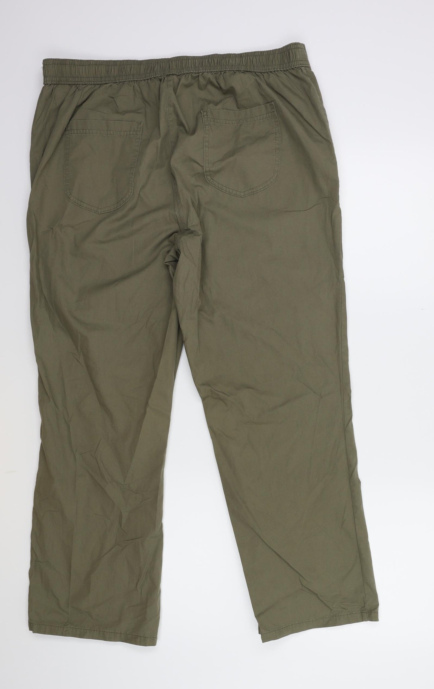 Marks and Spencer Womens Green   Trousers  Size 16 L30 in