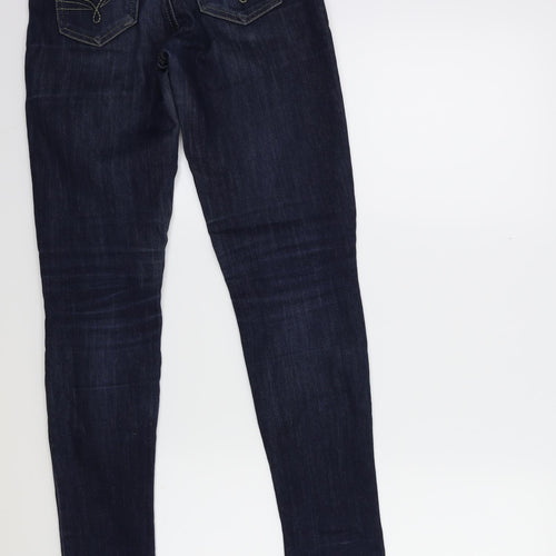Denim & Co. Womens Blue  Denim Skinny Jeans Size 6 L31 in