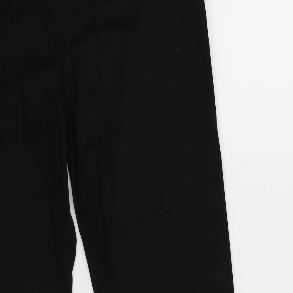 NEXT Mens Black   Cropped Trousers Size 16 L25 in