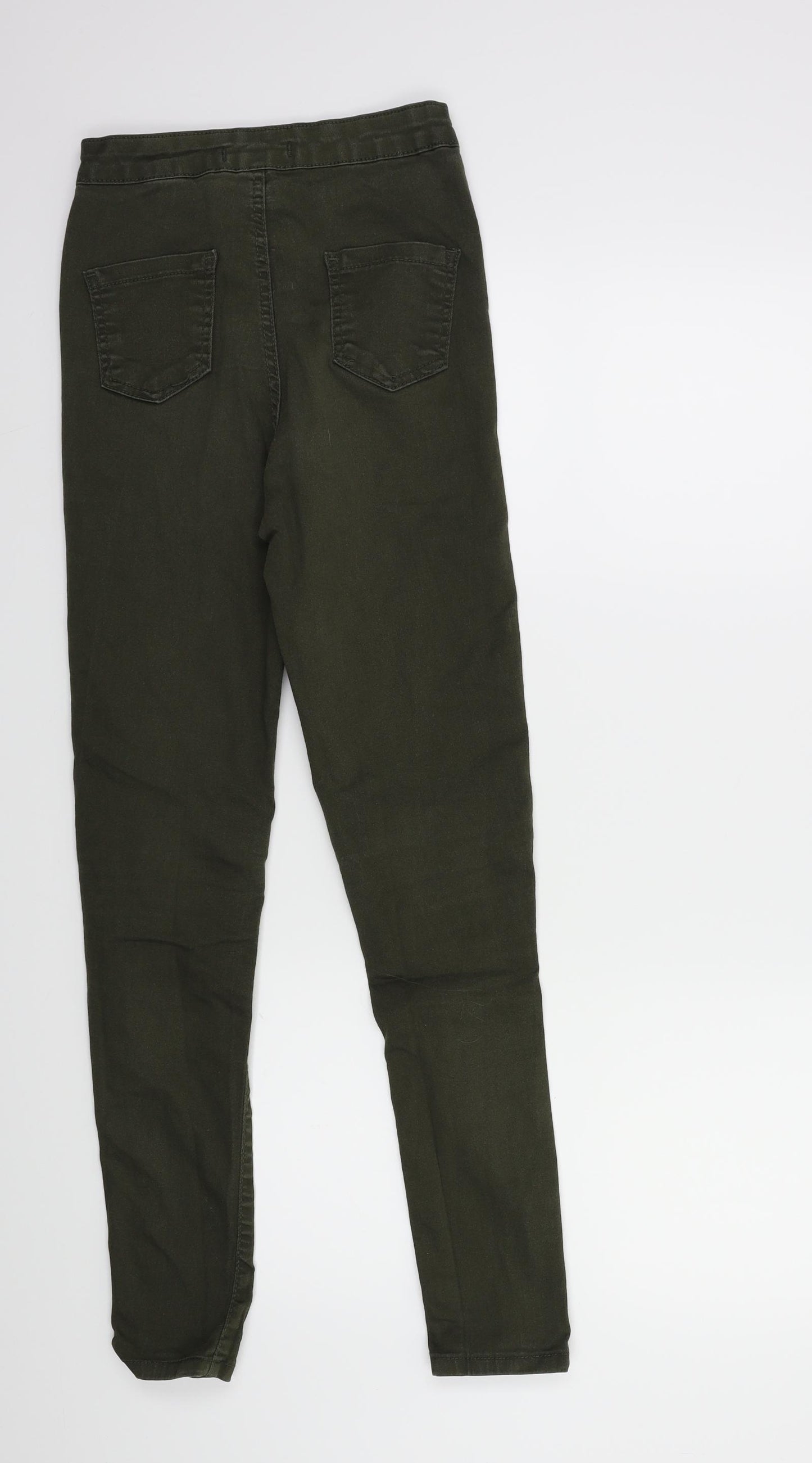 Portobello Womens Green  Denim Skinny Jeans Size 8 L29 in
