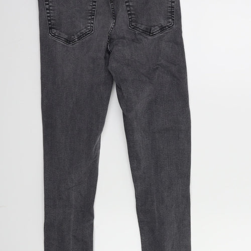 Topshop Womens Grey  Denim Skinny Jeans Size 26 in L34 in