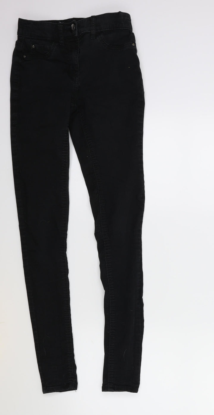 George Womens Black Denim Skinny Jeans Size 6 L28 in