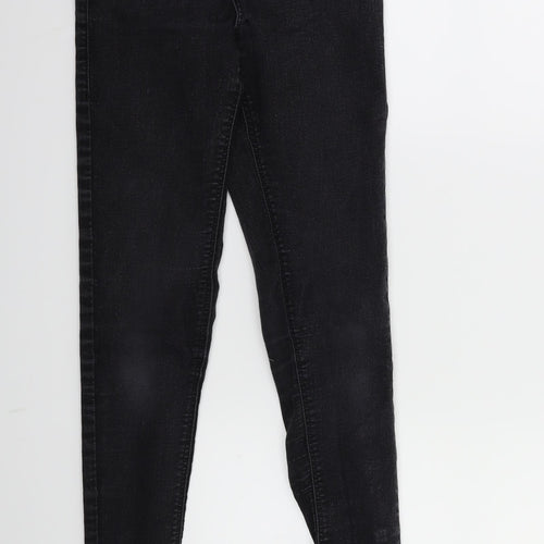 Topshop Womens Black  Denim Skinny Jeans Size 28 in L30 in